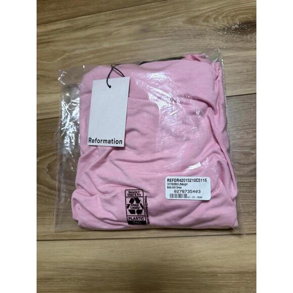 NWT! Reformation Belle Knit Dress in Babygirl Size Large - Picture 2 of 7